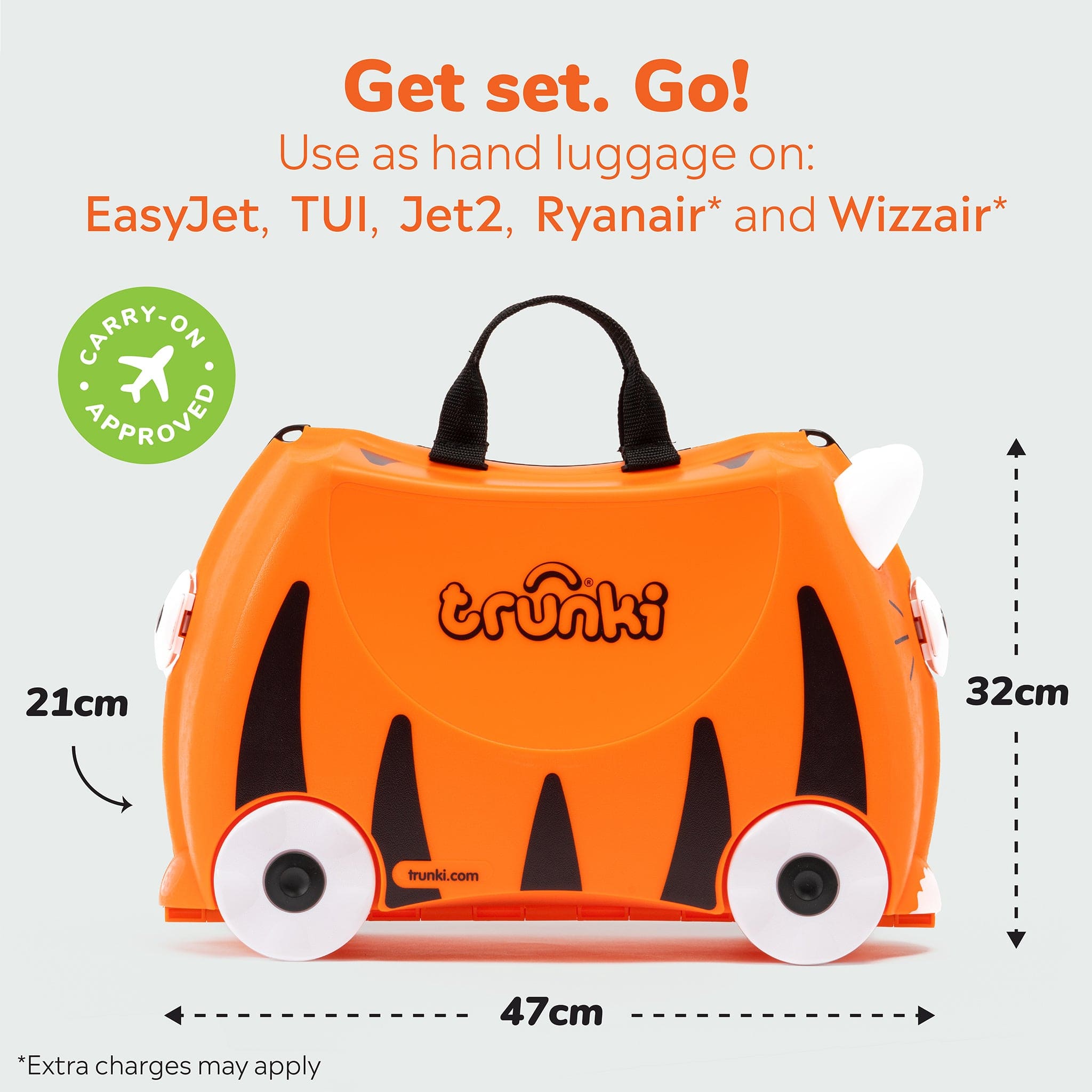 Ryanair trunki hand luggage online