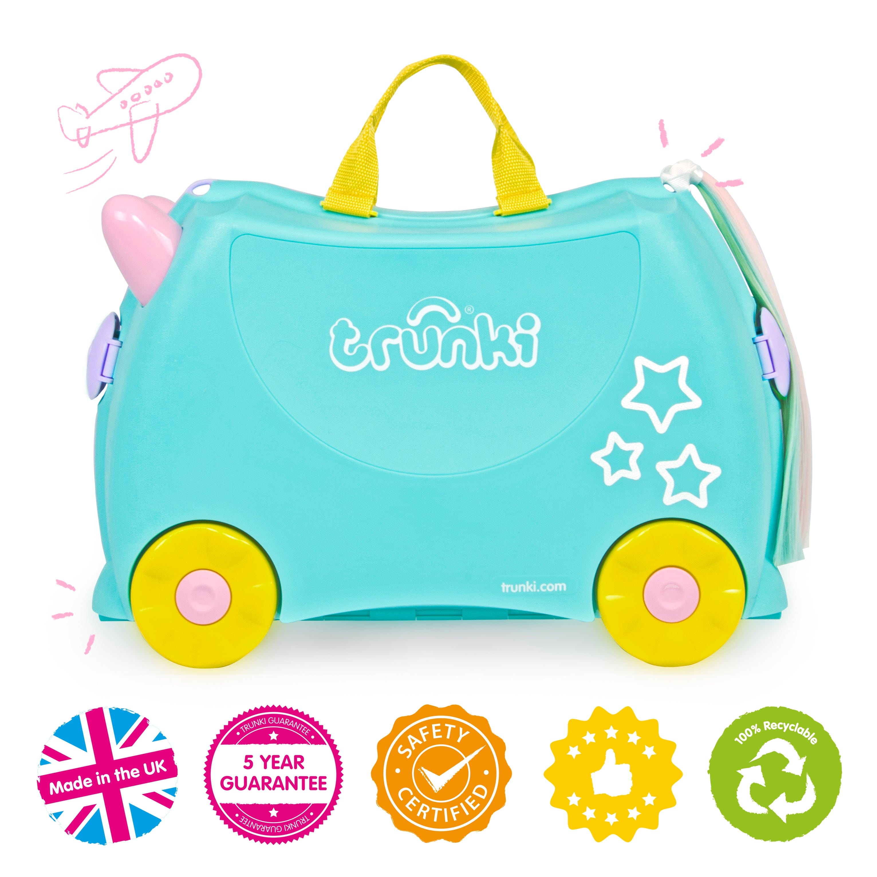 Trunki store unicorn suitcase